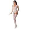 Bodystocking Passion Woman BS062 Velato Bianco Taglia Unica