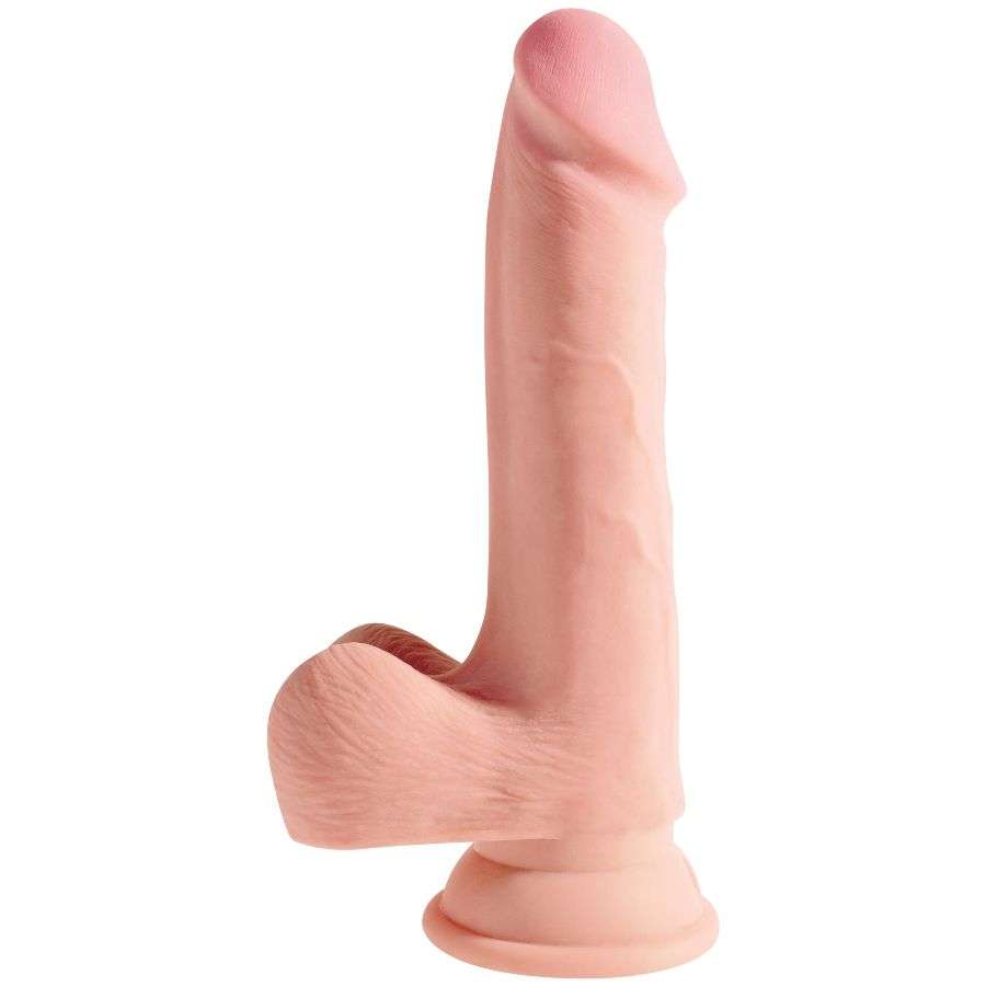 Pene Realistico con Ventosa KingCock – Triple Density 18 cm Pene Realistico con Ventosa KingCock – Triple Density 18 cm