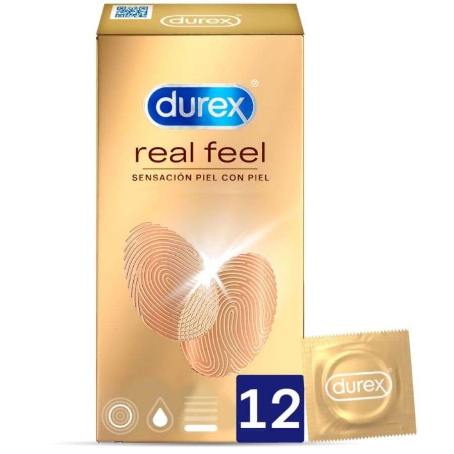 Profilattici per Maggiore Sensibilità Durex RealFeel 12 unità