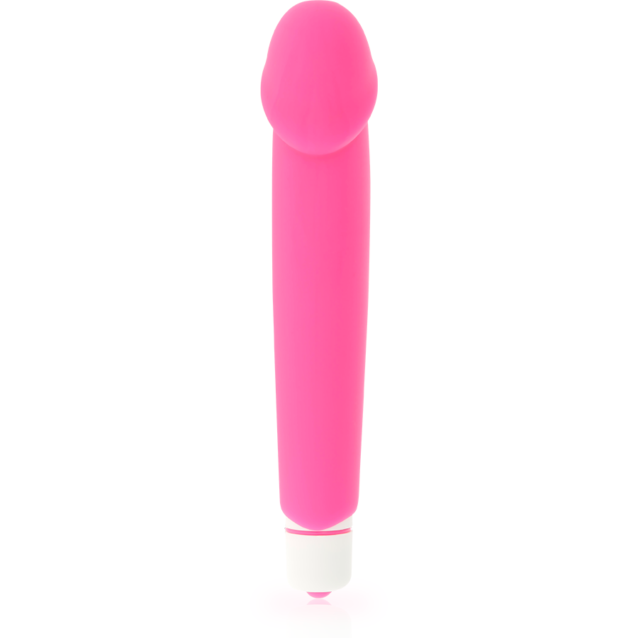 Vibratore Dolce Vita Realistic con Punta Pronunciata rosa 5 Vibratore Dolce Vita Realistic con Punta Pronunciata rosa 5