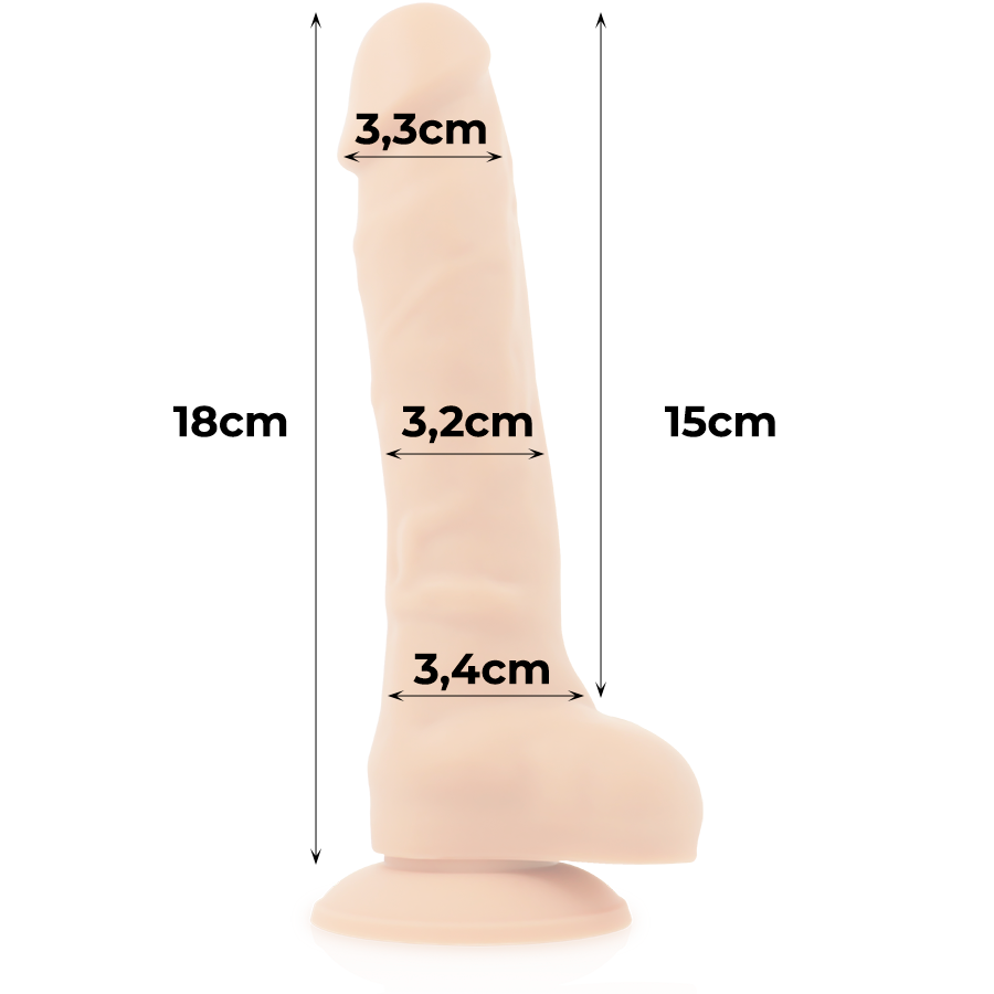 Dildo Flessibile in Silicone Cockmiller – 18 cm 4 Dildo Flessibile in Silicone Cockmiller – 18 cm 4