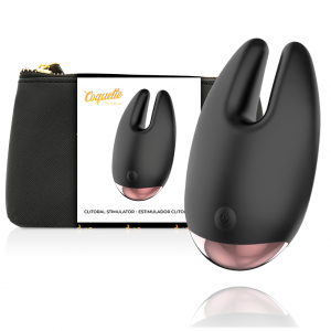 Stimolatore del Cllitoride Coquette Chic Desire nero e oro 8