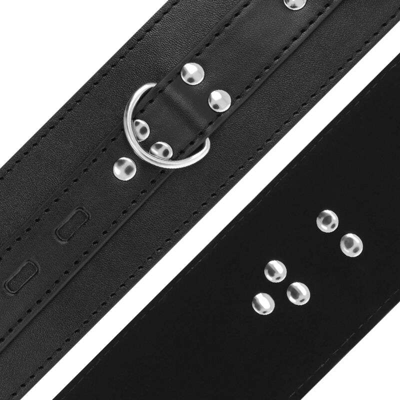 Polsini Costrittivi Bondage Darkness in Pelle Sintetica Neoprene nero 3 Polsini Costrittivi Bondage Darkness in Pelle Sintetica Neoprene nero 3