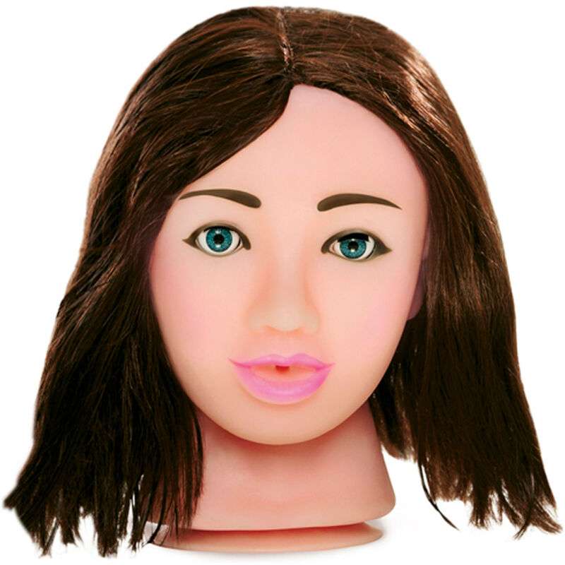 Viso Realistico Femminile Extreme Toyz Fuck Me Brunette mora Viso Realistico Femminile Extreme Toyz Fuck Me Brunette mora