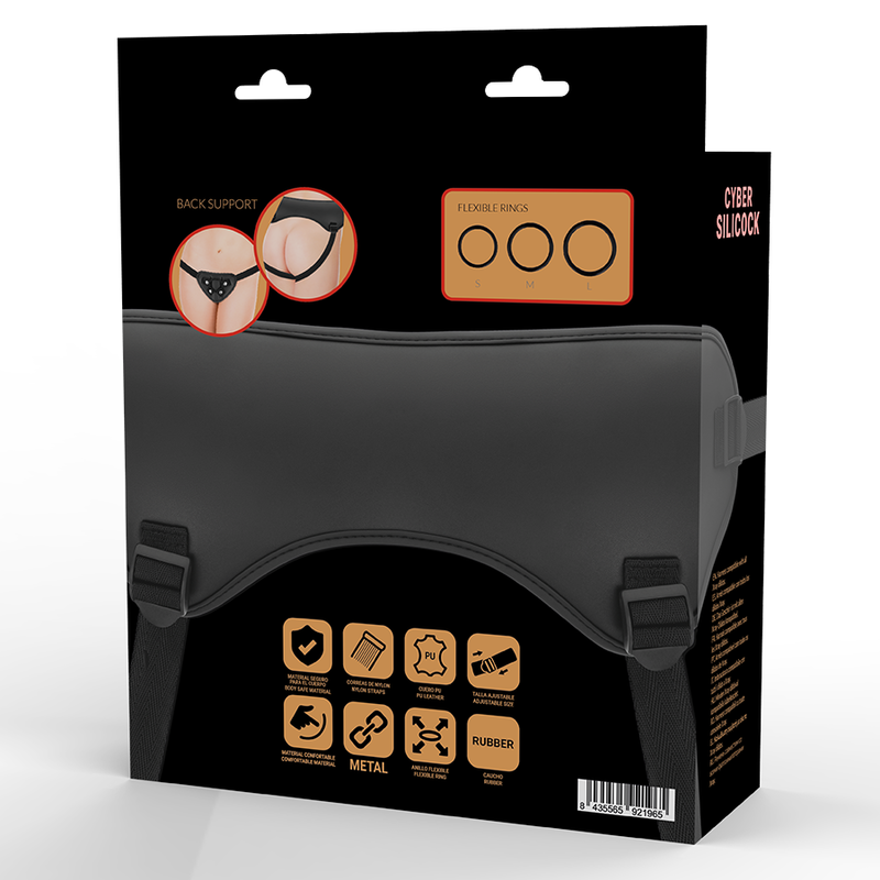 Imbracatura per donna Silicock con 3 anelli in silicone 4 Imbracatura per donna Silicock con 3 anelli in silicone 4