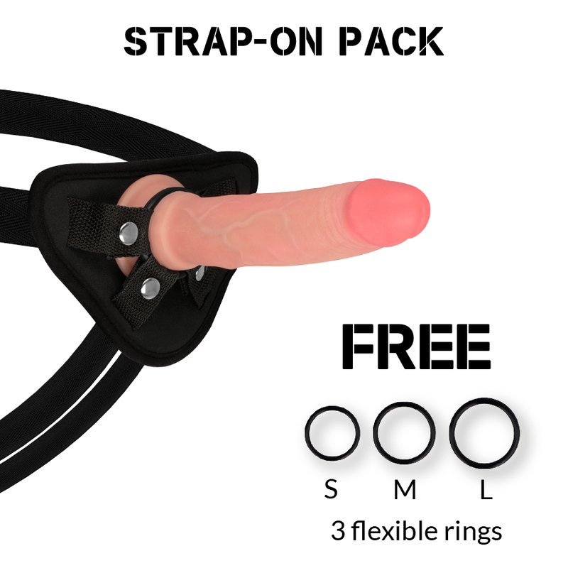 Strap On Dildo Dual Density Avenger – 19cm Strap On Dildo Dual Density Avenger – 19cm