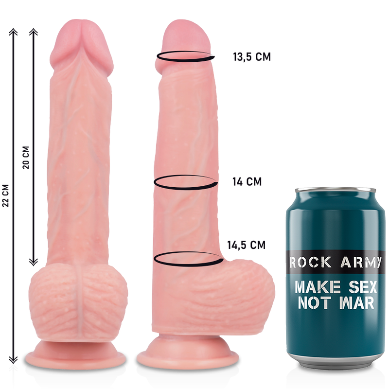 Strap On Dildo Vibrante Dual Density Apache – 22cm 4 Strap On Dildo Vibrante Dual Density Apache – 22cm 4