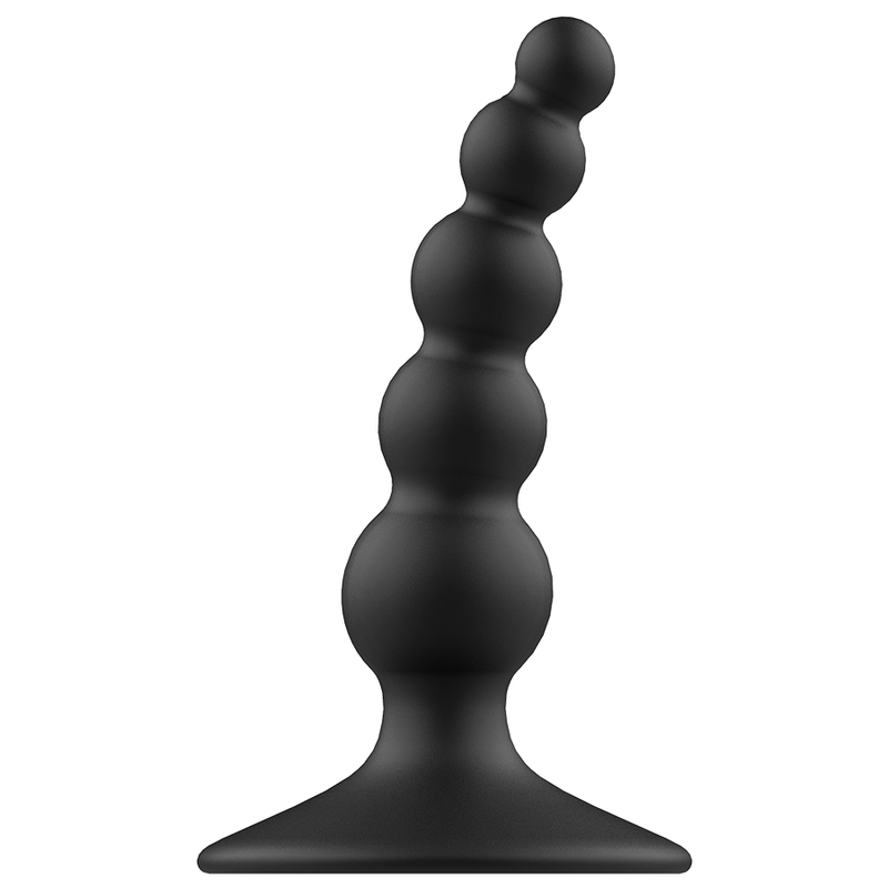 Plug Anale con Sfere Addicted 10 cm Nero Plug Anale con Sfere Addicted 10 cm Nero