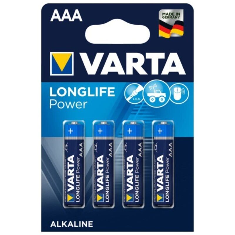 Varta Longlife Power Batteria Alcalina Aaa Lr03 4 Unità Varta Longlife Power Batteria Alcalina Aaa Lr03 4 Unità