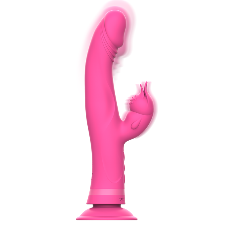Vibratore Rabbit Intense Julio In Silicone Rosa 9 Vibratore Rabbit Intense Julio In Silicone Rosa 9