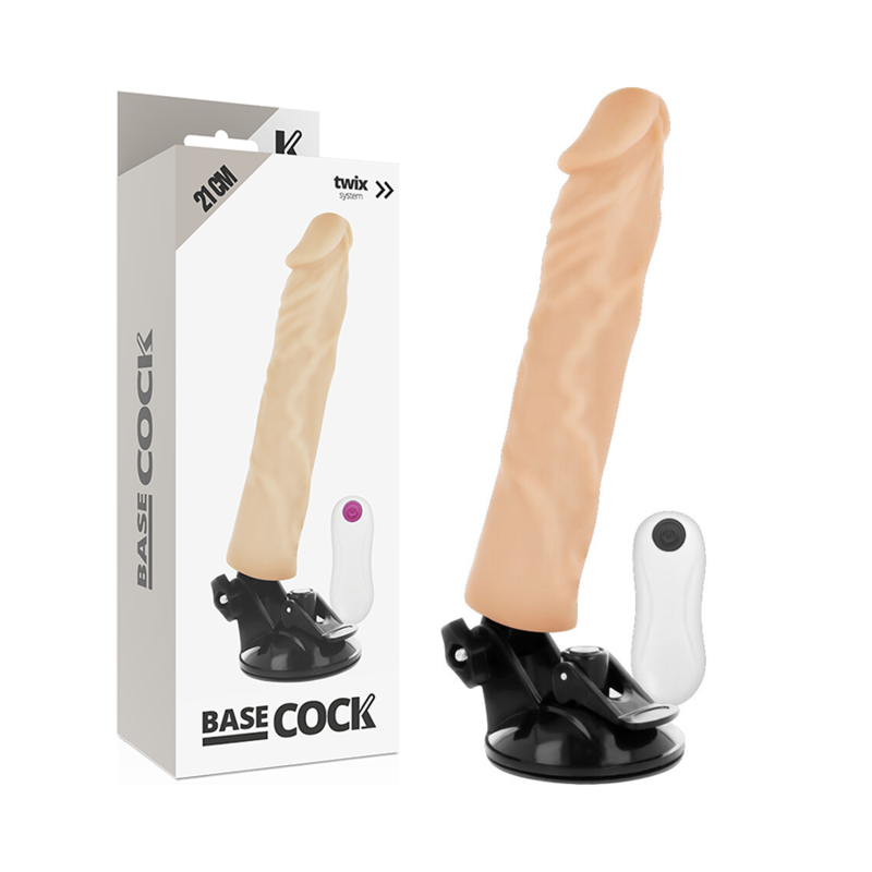 Vibratore Realistico Donna Carne – 21 cm Basecock