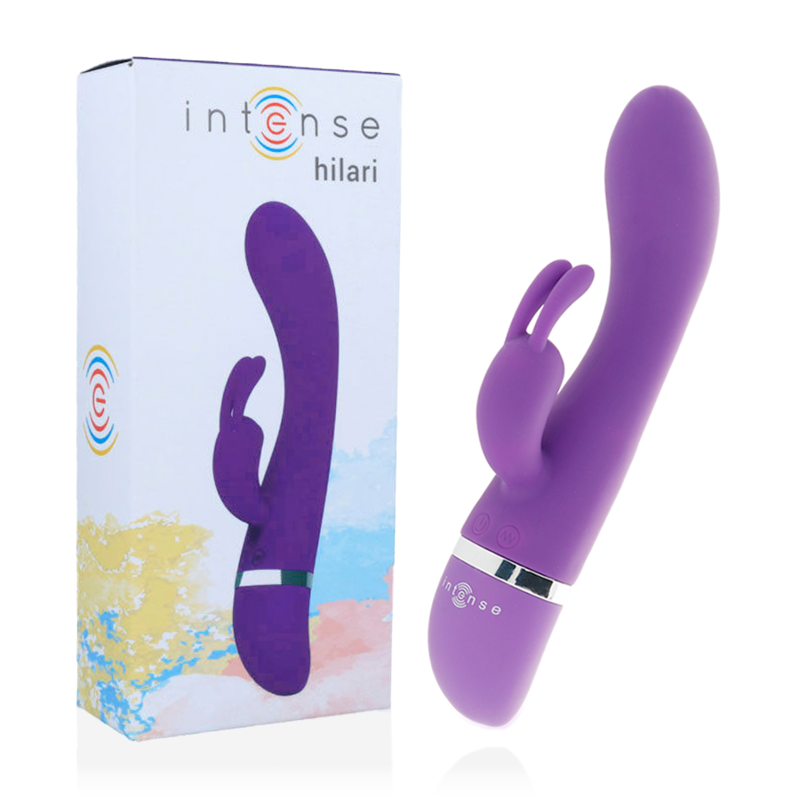 Vibratore Rabbit Intense Hilari Lilla Silicio Luxe Vibratore Rabbit Intense Hilari Lilla Silicio Luxe