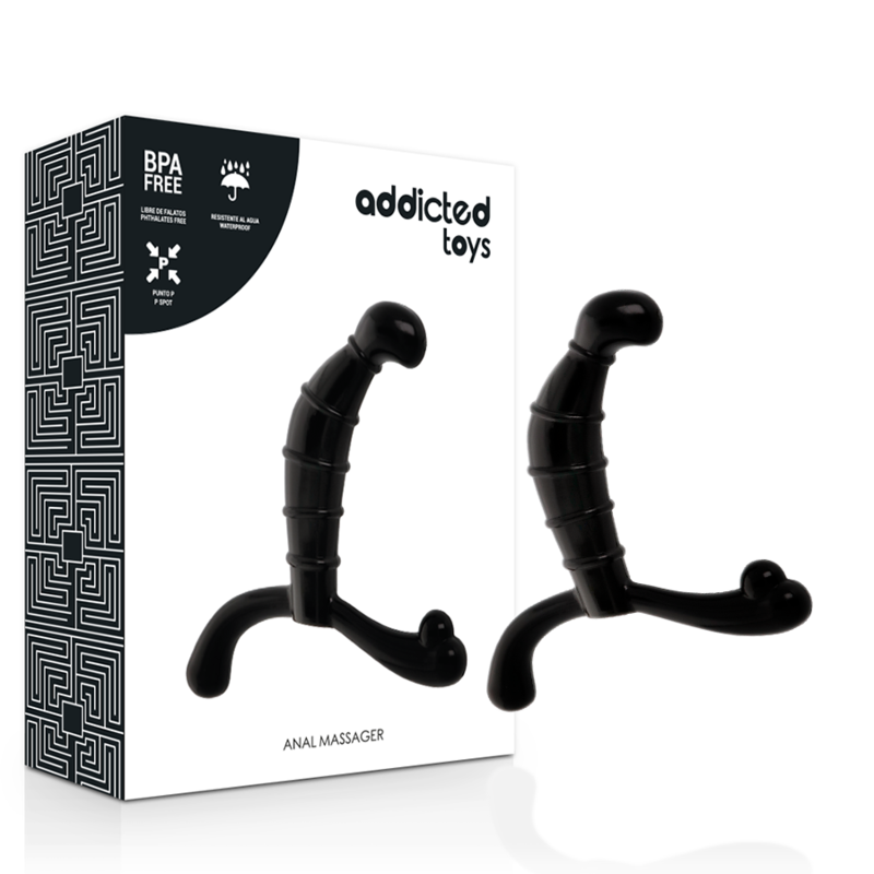 Stimolatore Prostata Addicted Toys Piacere Anale Nero