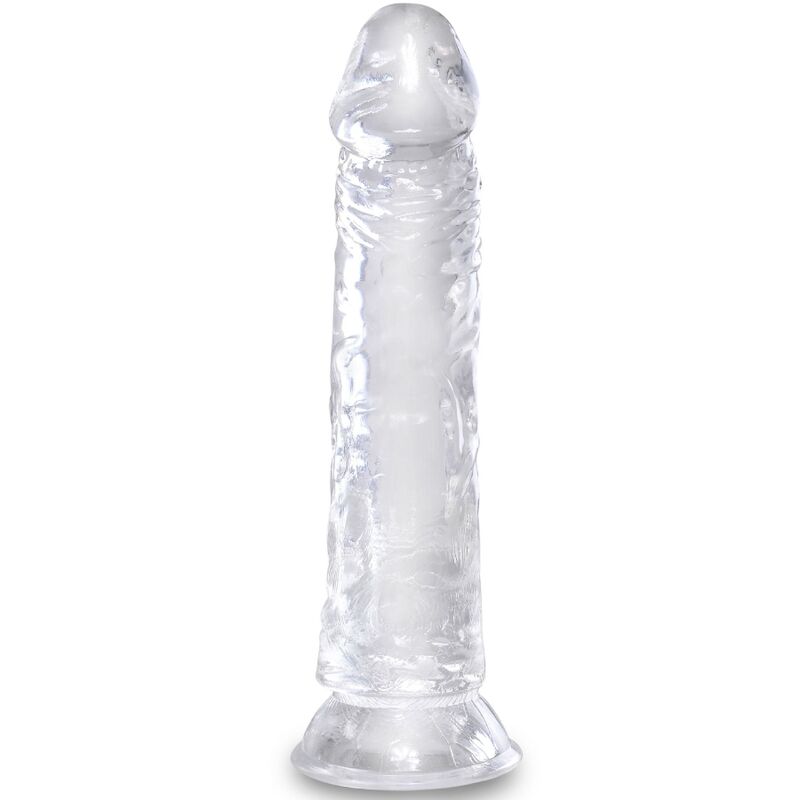 Pene Realistico King Cock Chiaro 19.7 Cm Trasparente