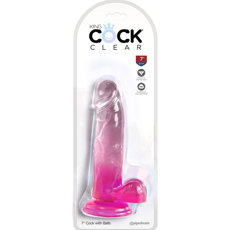 Pene Realistico King Cock Clear 15.2 Cm Rosa 8 Pene Realistico King Cock Clear 15.2 Cm Rosa 8