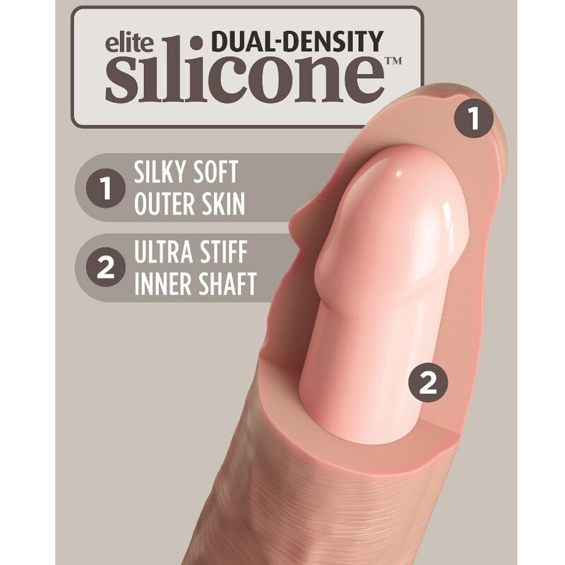 Dildo Realistico King Cock Elite In Silicone 20.3 Cm 5 Dildo Realistico King Cock Elite In Silicone 20.3 Cm 5