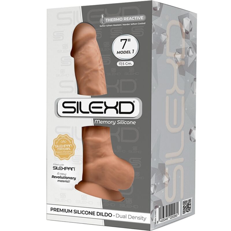 Pene Realistico Premium Silexpan Silicone Caramel 17.5 Cm 3 Pene Realistico Premium Silexpan Silicone Caramel 17.5 Cm 3