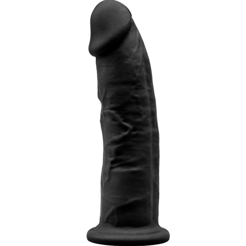 Dildo Realistico Silexd Mod. 2 Premium Silexpan Nero 15 Cm