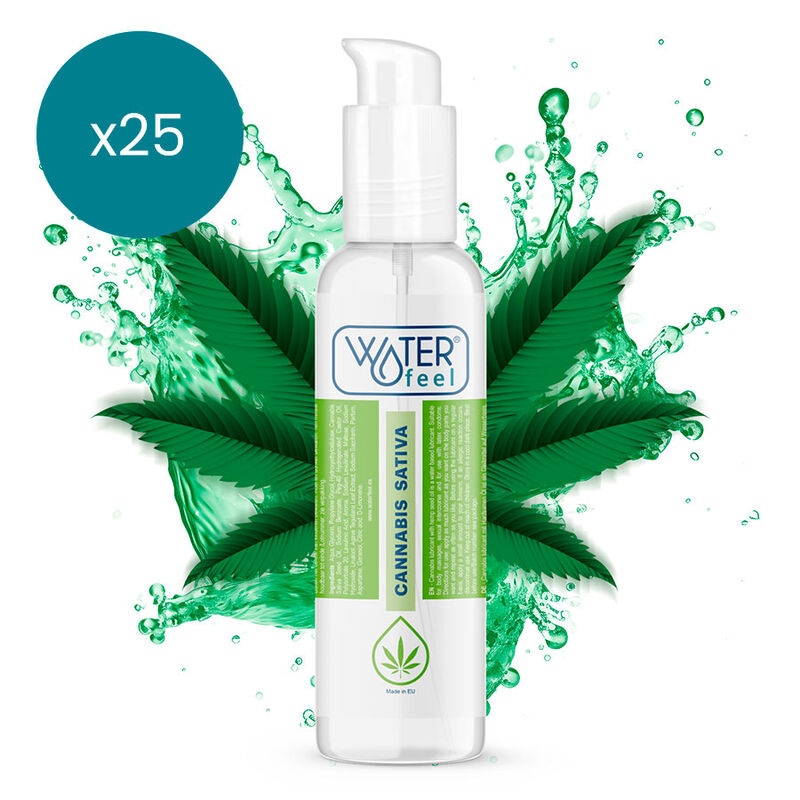 NON ATTIVARE Lubrificante Cannabis Waterfeel 150 ml Confezione da 25 Unità