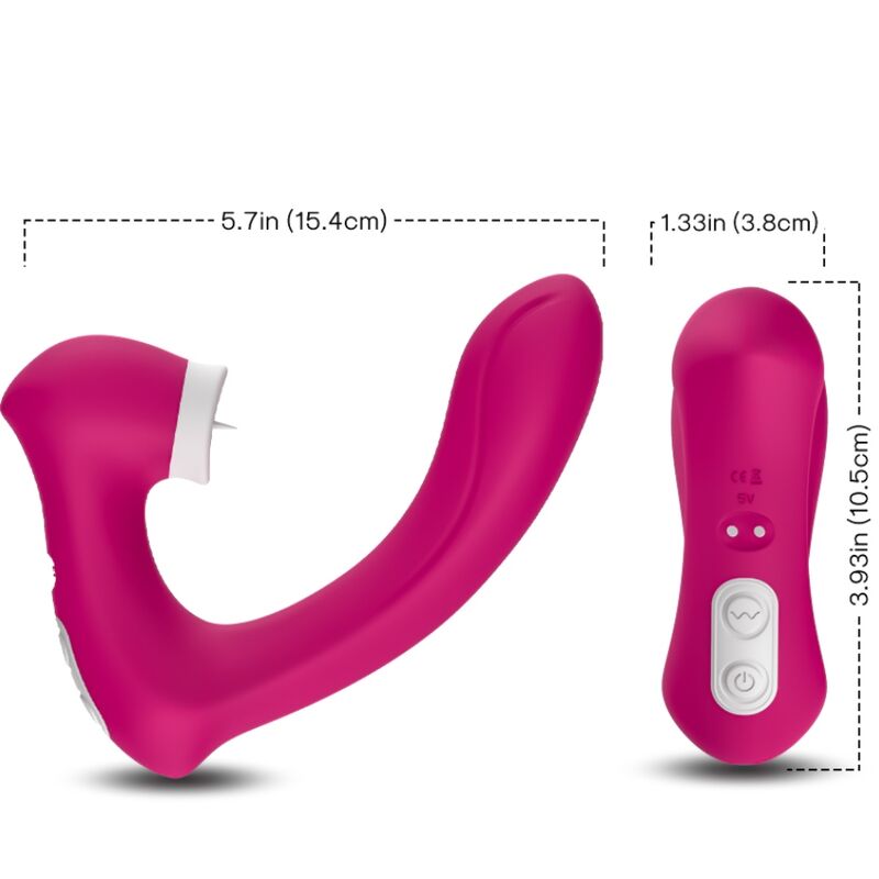 ARMONY – SECRETKISS LECCARE IL CLITORITE VIBRANTE E IL VIBRATORE CURVO FUCSIA 40 ARMONY – SECRETKISS LECCARE IL CLITORITE VIBRANTE E IL VIBRATORE CURVO FUCSIA 40