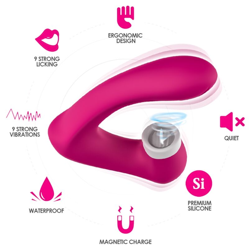 ARMONY – SECRETKISS LECCARE IL CLITORITE VIBRANTE E IL VIBRATORE CURVO FUCSIA 39 ARMONY – SECRETKISS LECCARE IL CLITORITE VIBRANTE E IL VIBRATORE CURVO FUCSIA 39