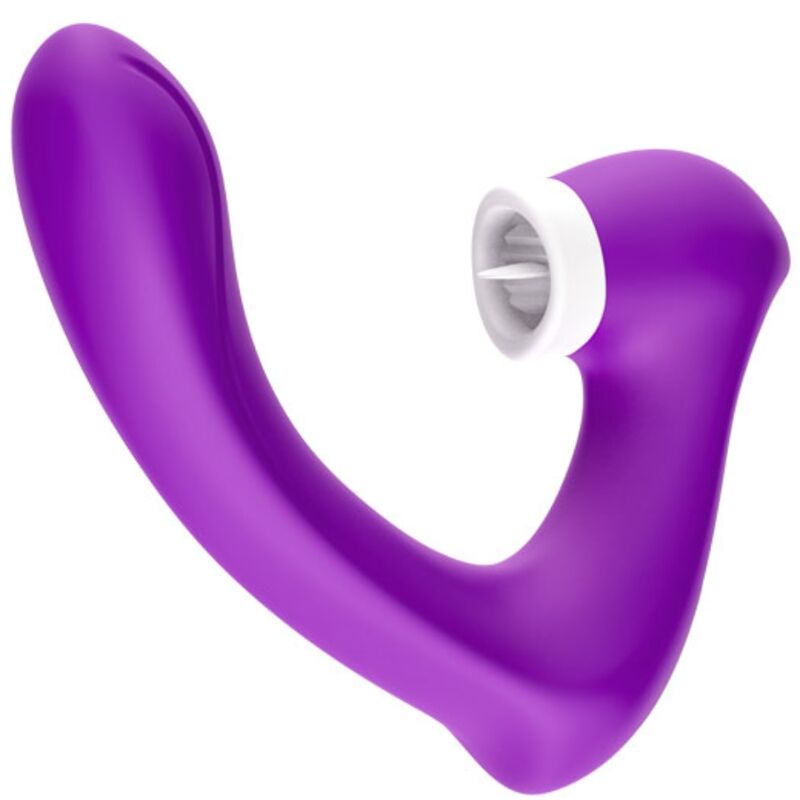 ARMONY – SECRETKISS LECCATO CLIT VIBRANTE E VIBRATORE CURVO VIOLA