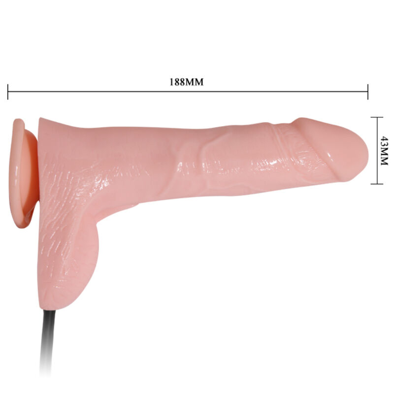 Dildo gonfiabile realistico con ventosa, 19,3 cm 8 Dildo gonfiabile realistico con ventosa, 19,3 cm 8
