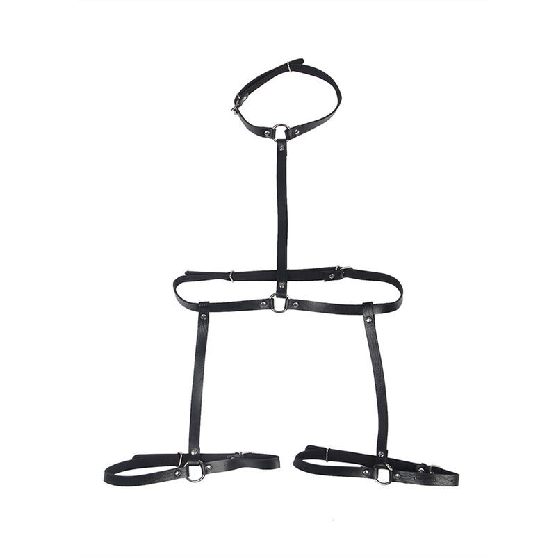 Pettorina In Cuoio Nera Subblime Taglia Unica 6 Pettorina In Cuoio Nera Subblime Taglia Unica 6