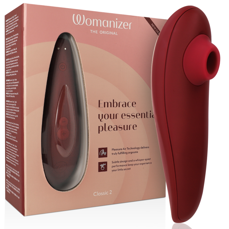 WOMANIZER – CLASSIC 2 STIMOLATORE CLITORALE BORDEAUX WOMANIZER – CLASSIC 2 STIMOLATORE CLITORALE BORDEAUX