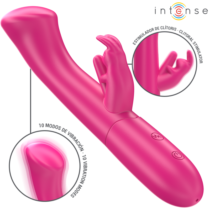 Vibratore Coniglio Intense Julieta 18,6 Cm 10 Vibrazioni Rosa