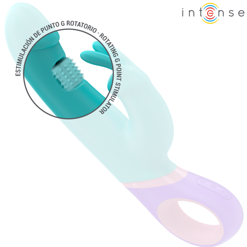 Vibratore Rabbit Intense Monica Con Stimolatore G-Spot Rotante 4 Vibratore Rabbit Intense Monica Con Stimolatore G-Spot Rotante 4