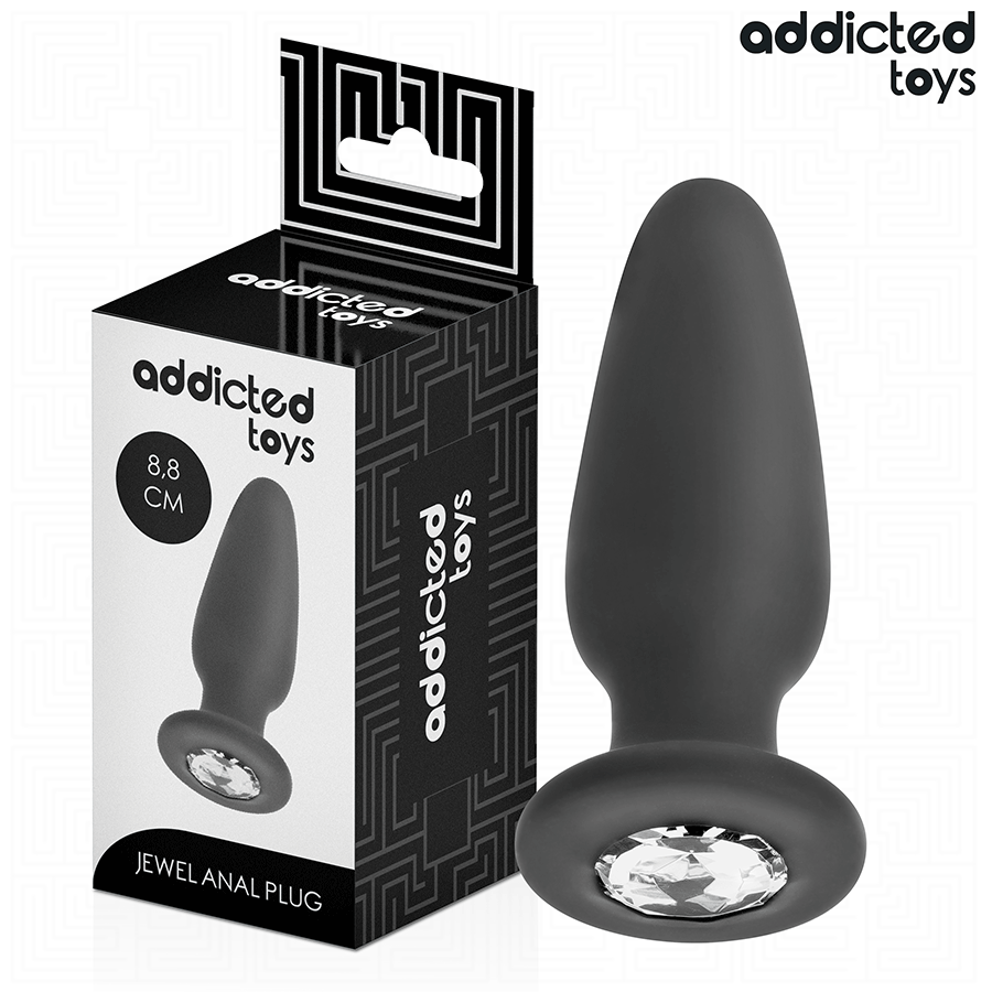 Plug Anale Con Gioiello Addicted Toys Taglia S 8,8 Cm