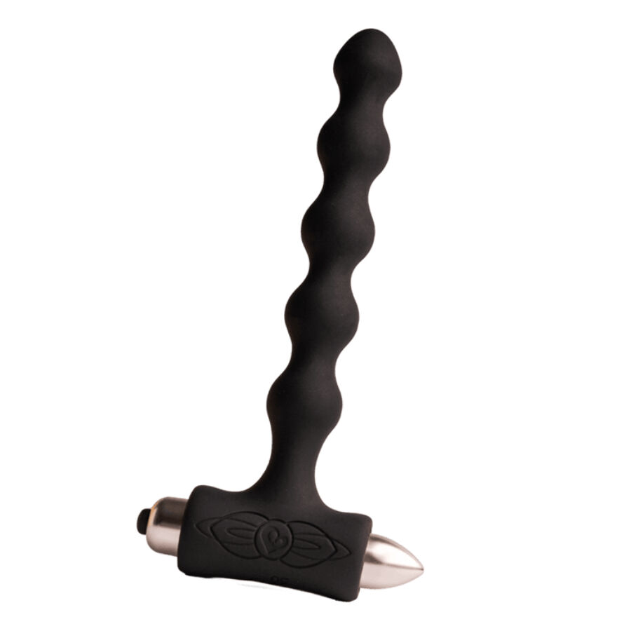 Plug Anale Vibrante Rocks-Off Petite Sensations Pearls Nero