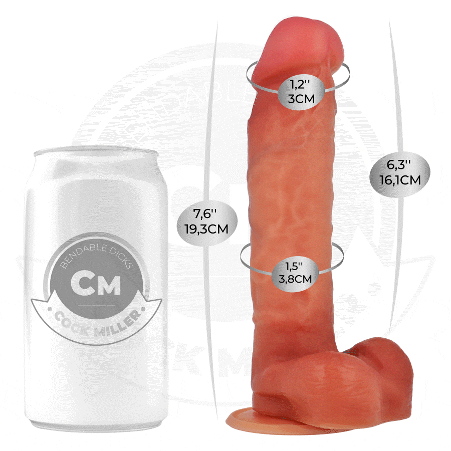 Dildo Articolabile Iperrealistico 19,3 Cm – Cock Miller 2 Dildo Articolabile Iperrealistico 19,3 Cm – Cock Miller 2