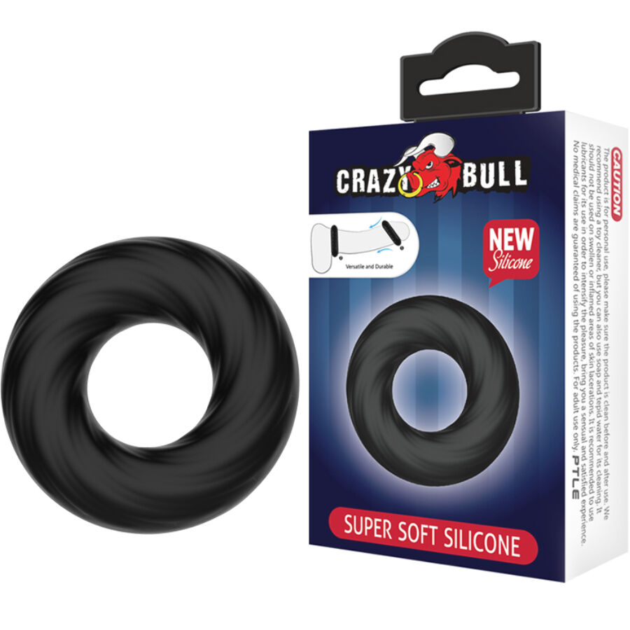 Anello Fallico Crazy Bull In Silicone Super Morbido