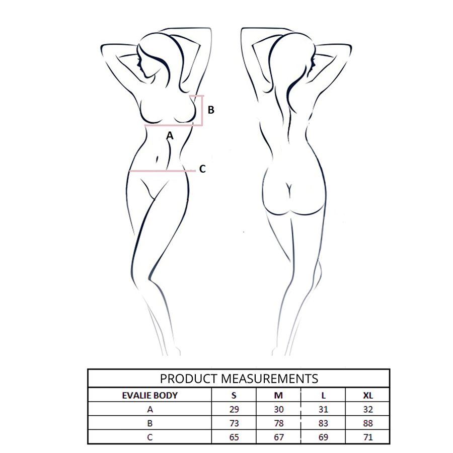 Body Passion Evalie Rosso S/M 4 Body Passion Evalie Rosso S/M 4