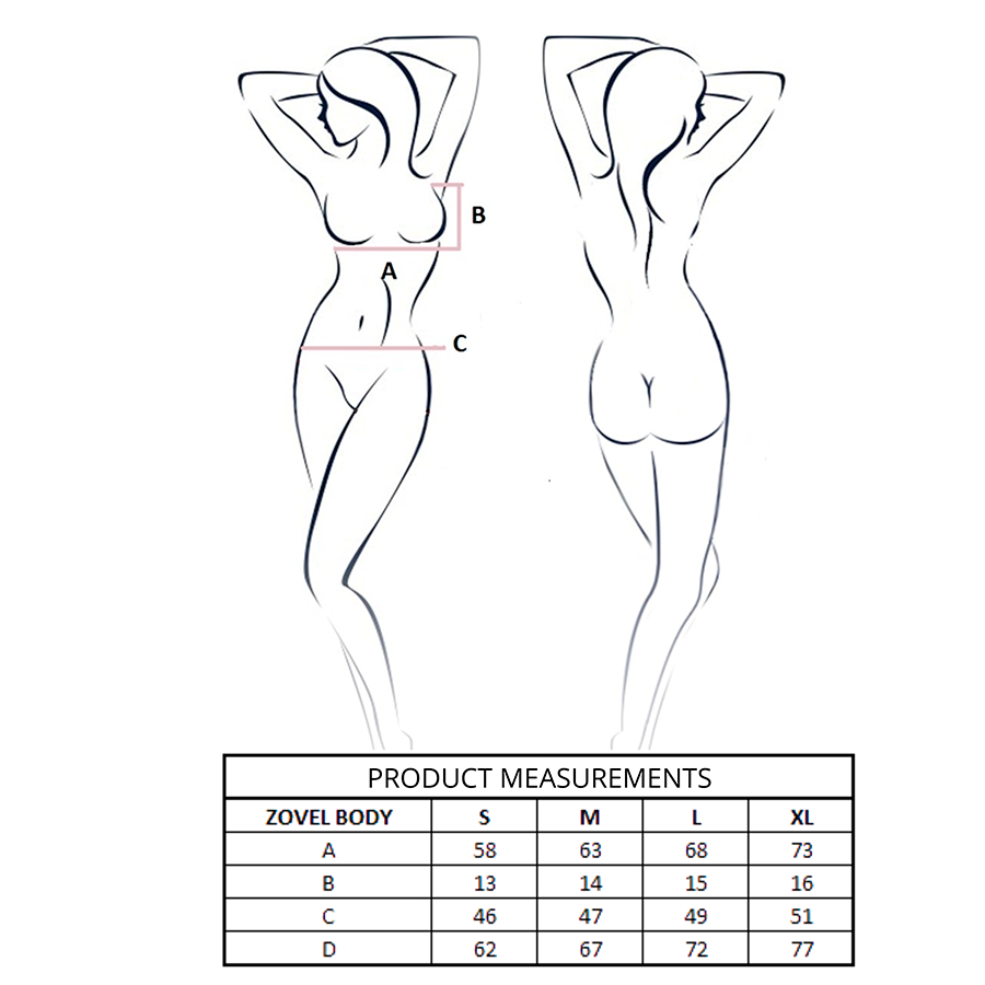 Body Sexy Passion Zovel Grigio Chiaro L/XL 4 Body Sexy Passion Zovel Grigio Chiaro L/XL 4