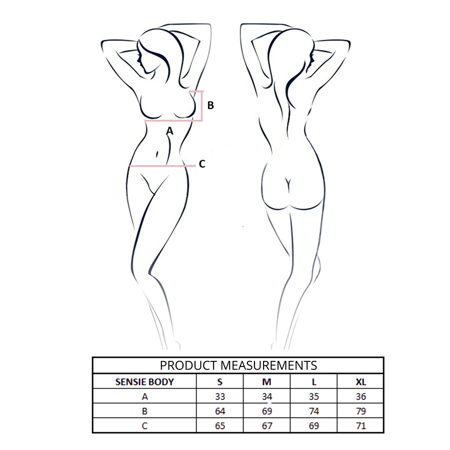 Body Sexy Passion Sensie Nero S/M 4 Body Sexy Passion Sensie Nero S/M 4