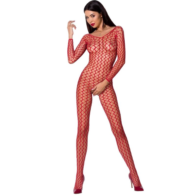 Bodystocking Passio Woman BS068 a Rete Maniche Lunghe 2 Bodystocking Passio Woman BS068 a Rete Maniche Lunghe 2