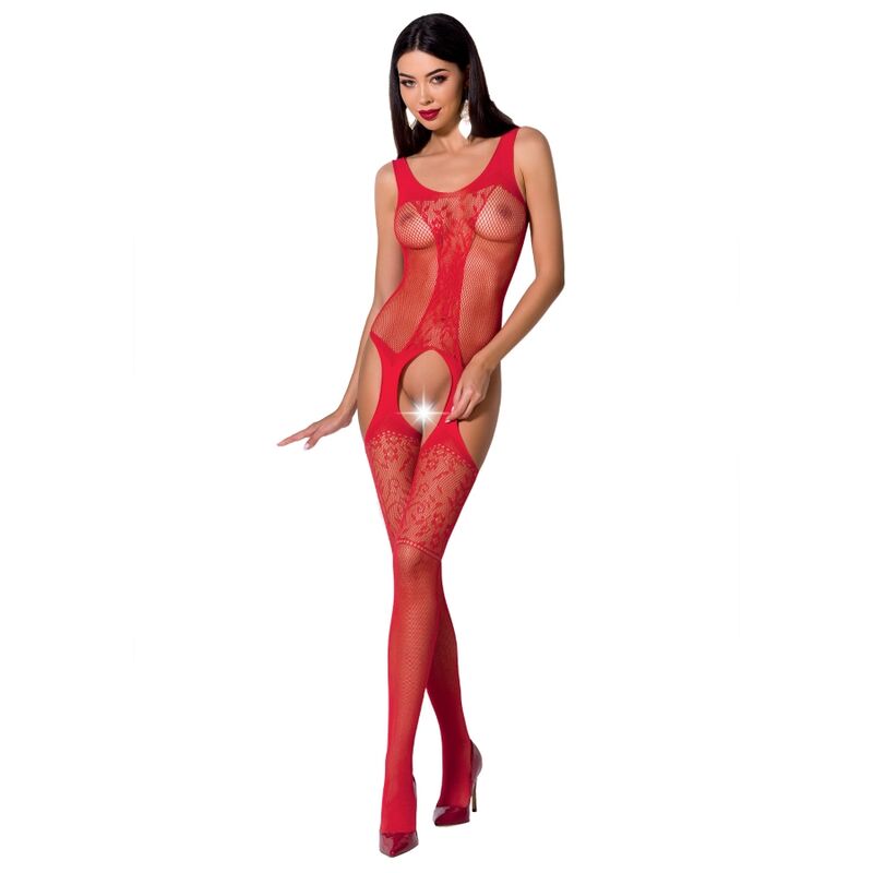 Bodystocking Passion Woman BS072 con Spalline Nero Rosso o Bianco 3 Bodystocking Passion Woman BS072 con Spalline Nero Rosso o Bianco 3